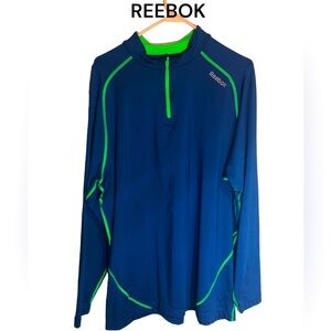 REEBOK play warm quarter zip pullover